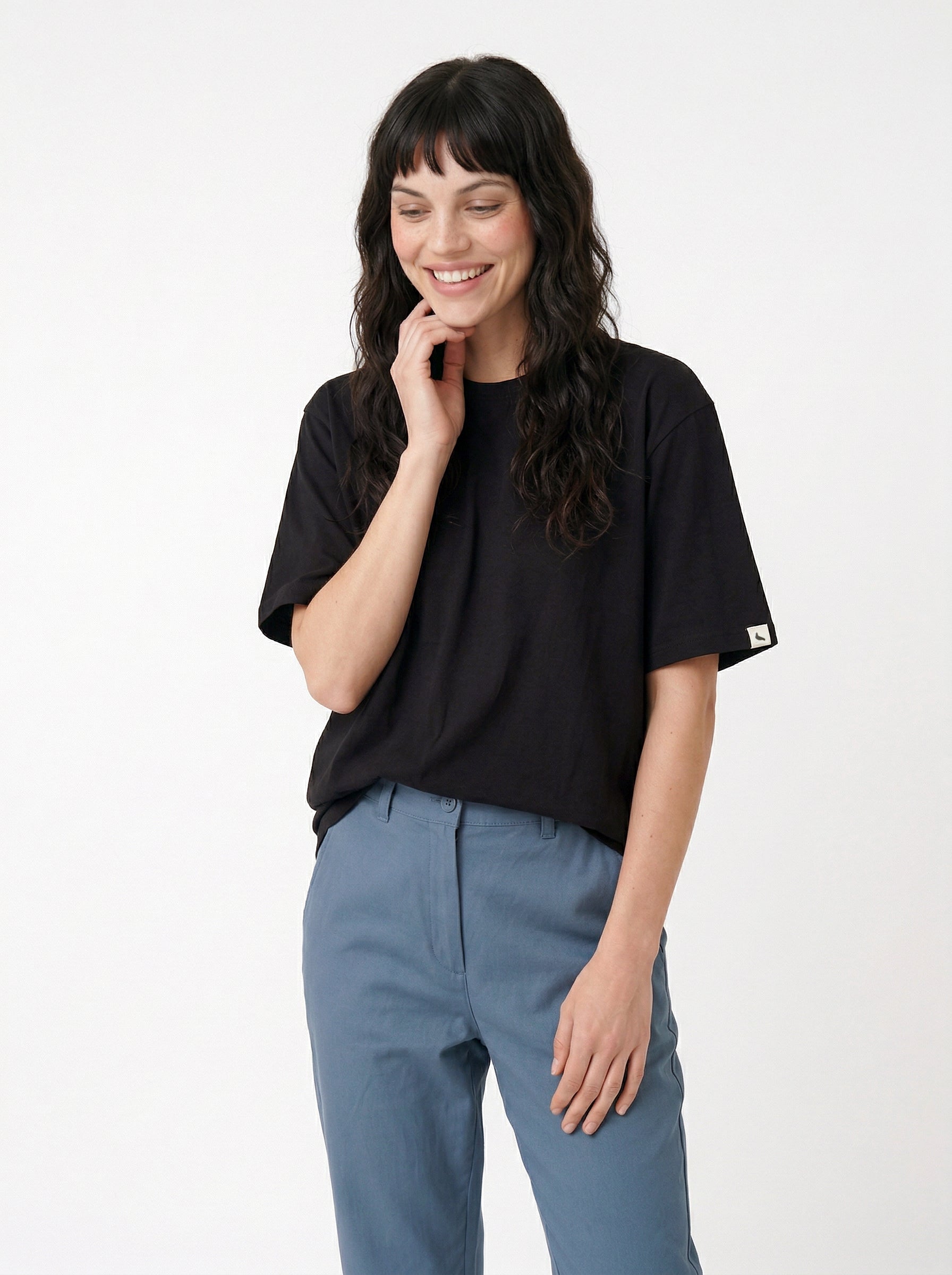 Elsie Black Oversized T-Shirt