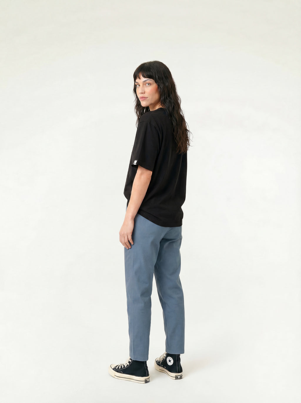 Elsie Black Oversized T-Shirt