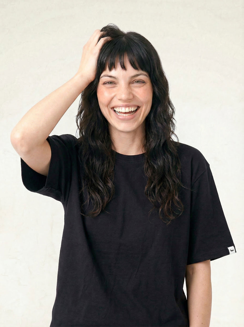 Elsie Black Oversized T-Shirt