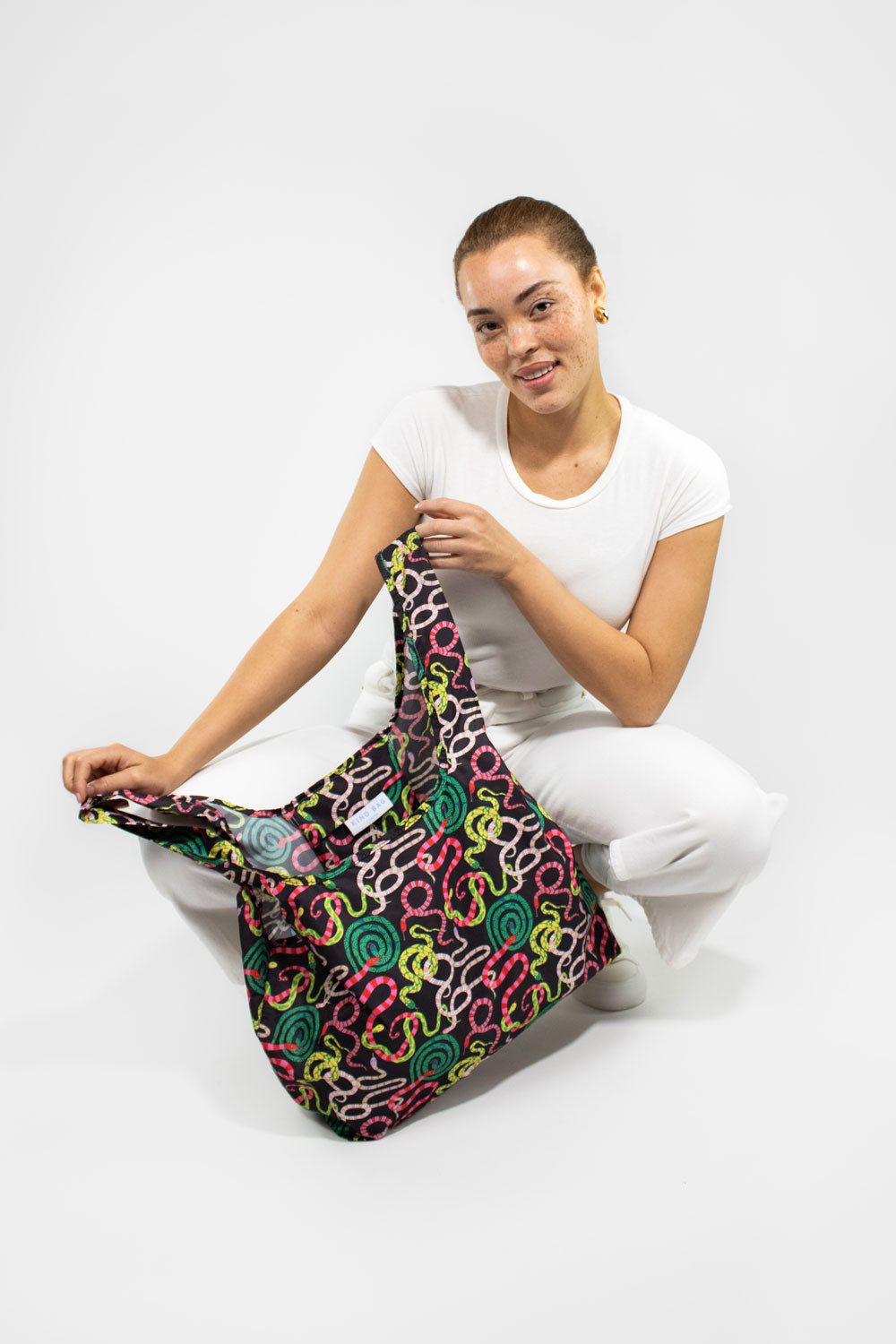 Bodil Jane Sizzling Snakes Reusable Bag
