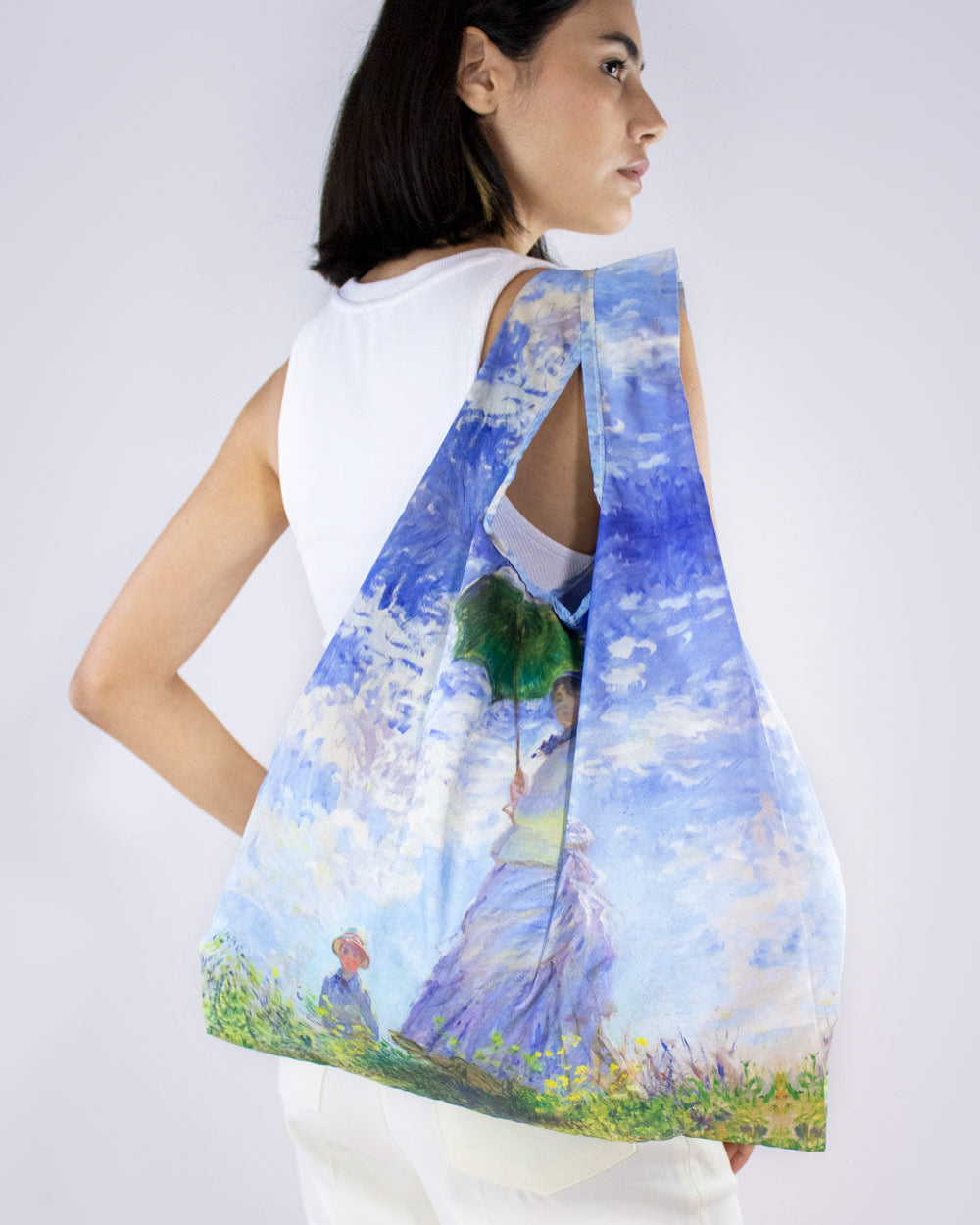 Museum Collection Monet Woman with a Parasol Reusable Bag