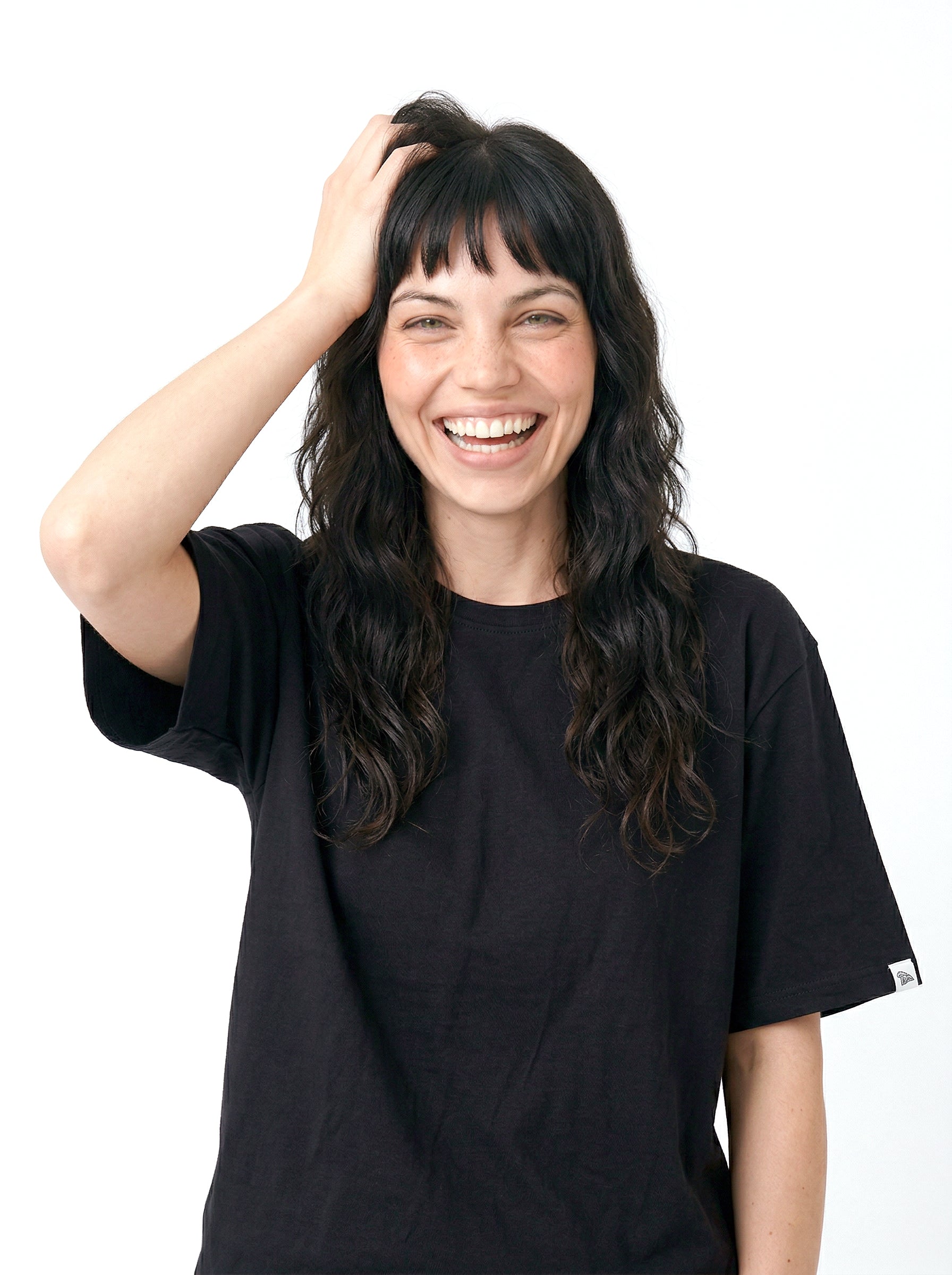 Elsie Black Oversized T-Shirt