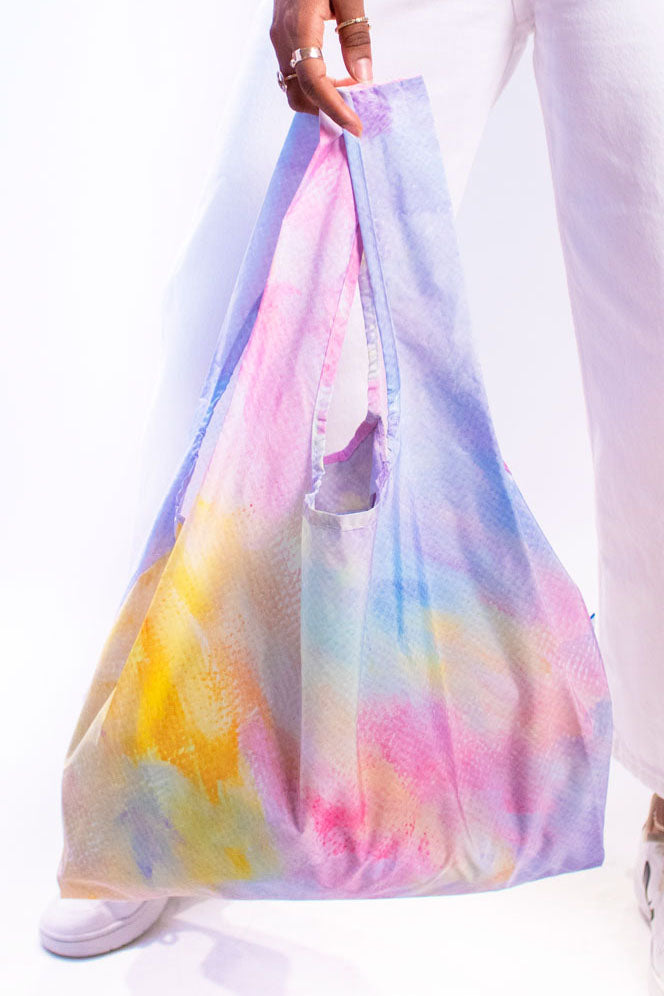 Medium Pastel Brush Reusable Bag