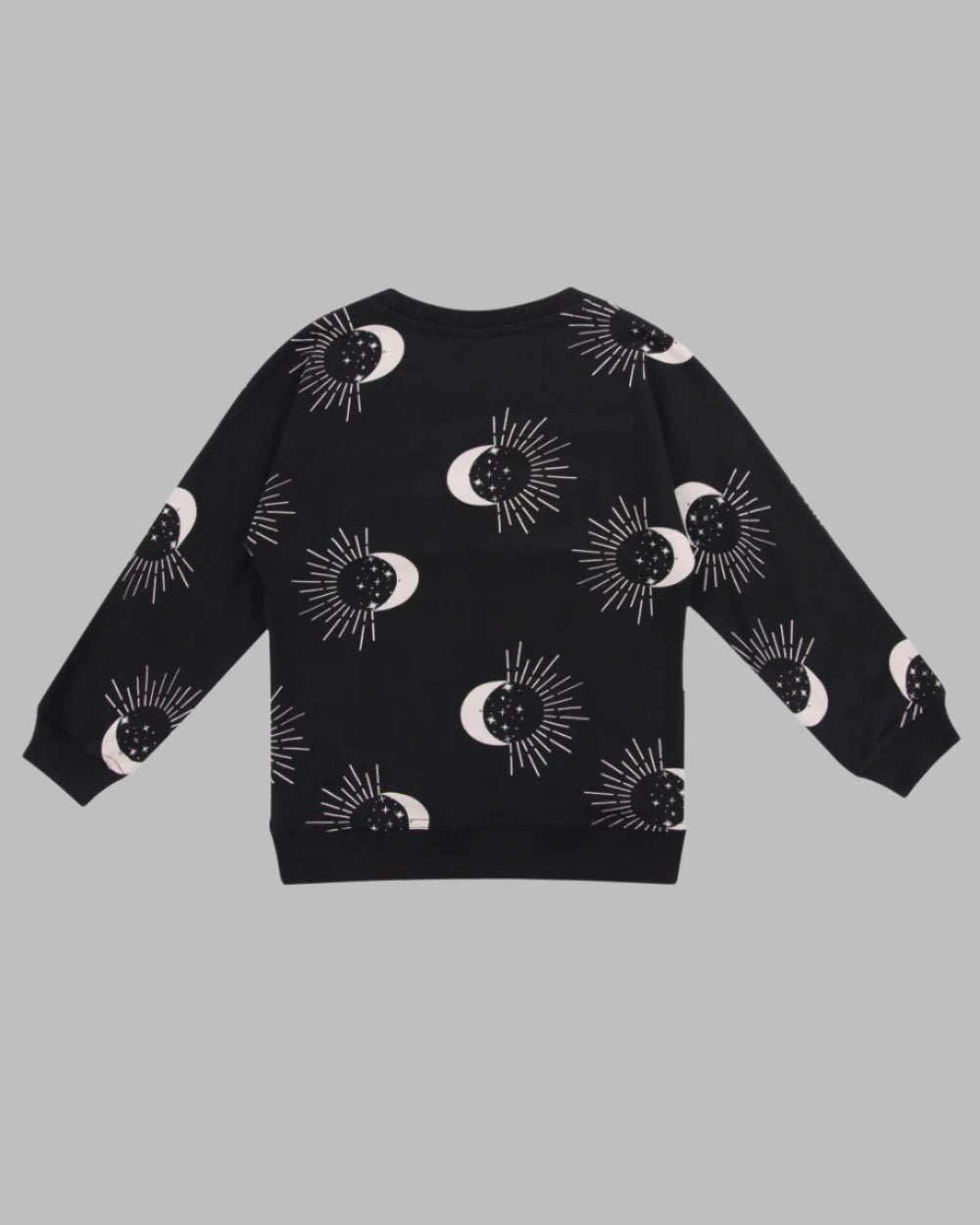 Black Astrology Print Sweatshirt - image 3