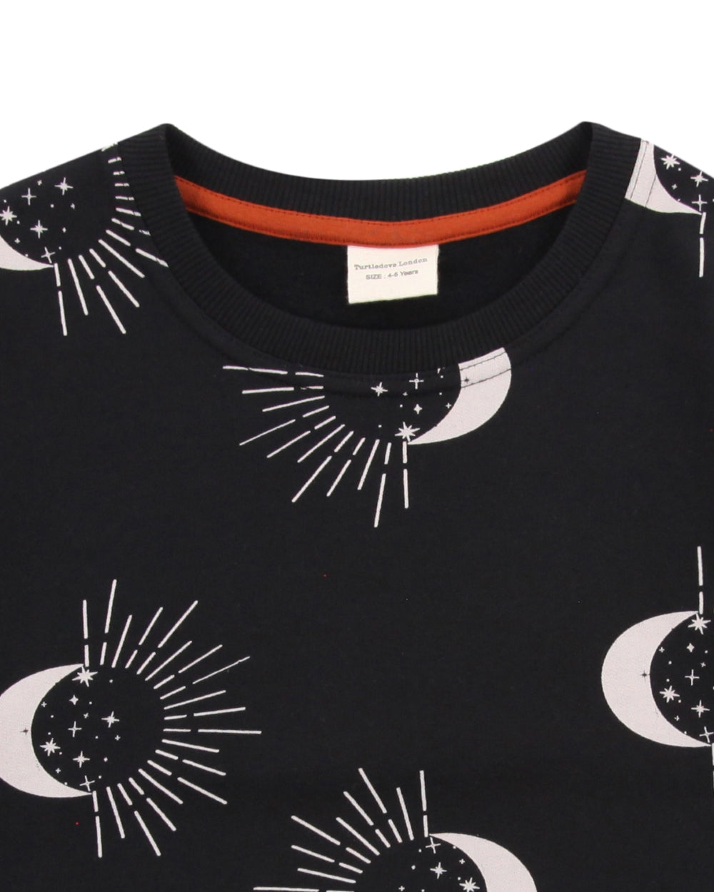 Black Astrology Print Sweatshirt - image 5