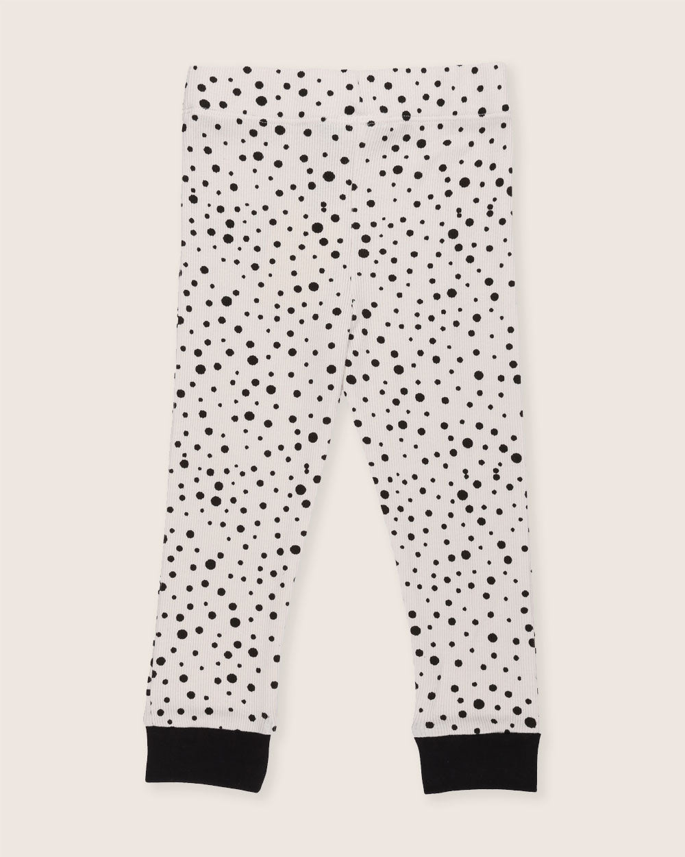 organic cotton Cream Abstract Spot Print Leggings - image 5