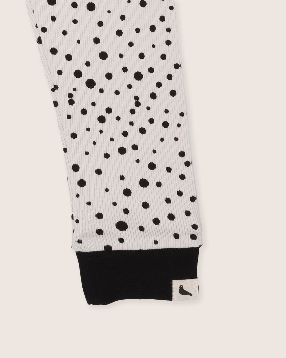 organic cotton Cream Abstract Spot Print Leggings - image 4