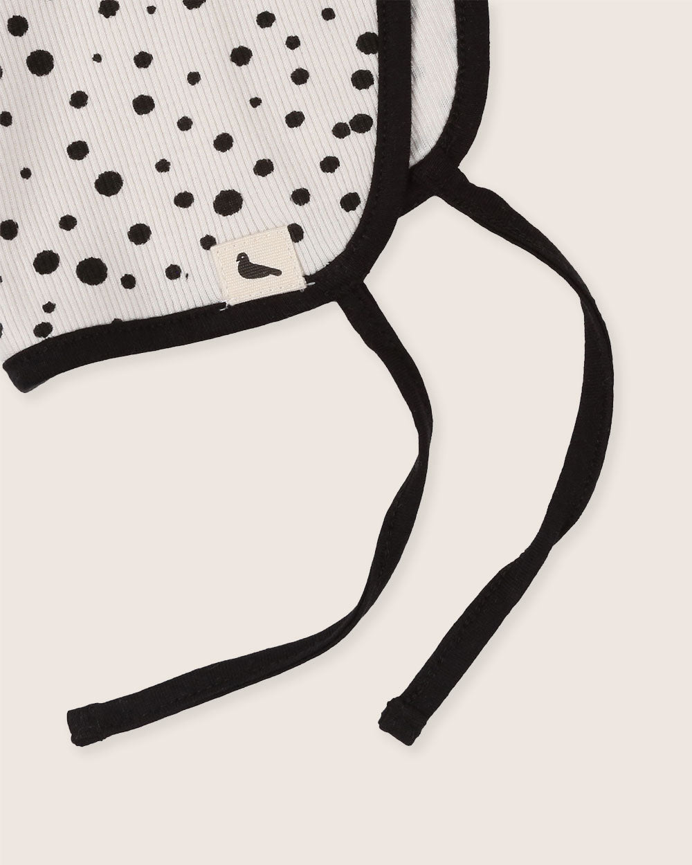 Cream Abstract Spot Print Bonnet - image 3