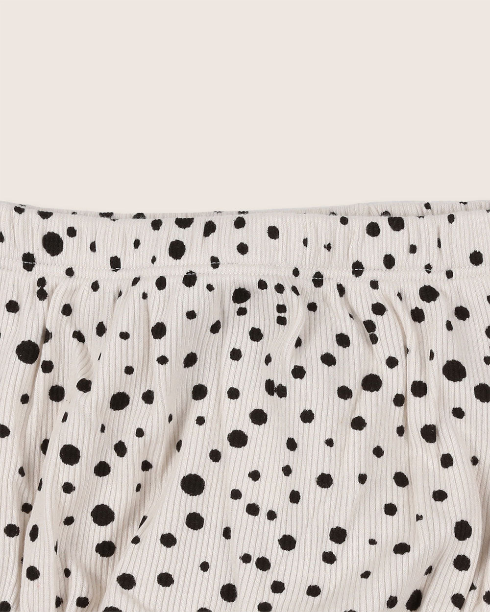 Cream Abstract Spot Print Bloomers - image 2