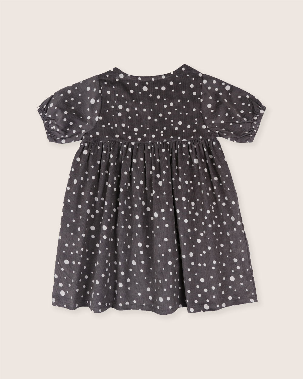 Grey Abstract Spot Print Dress - image 5