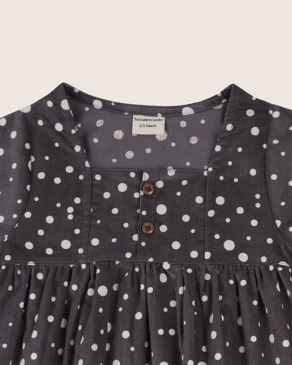 Grey Abstract Spot Print Dress - image 3