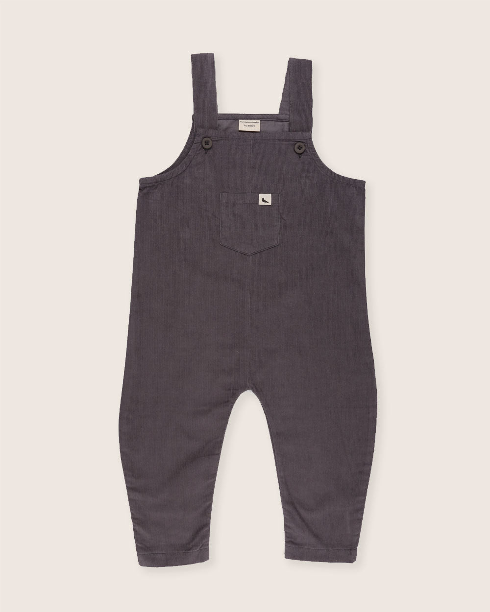 organic cotton Midnight Grey Dungarees - image 2