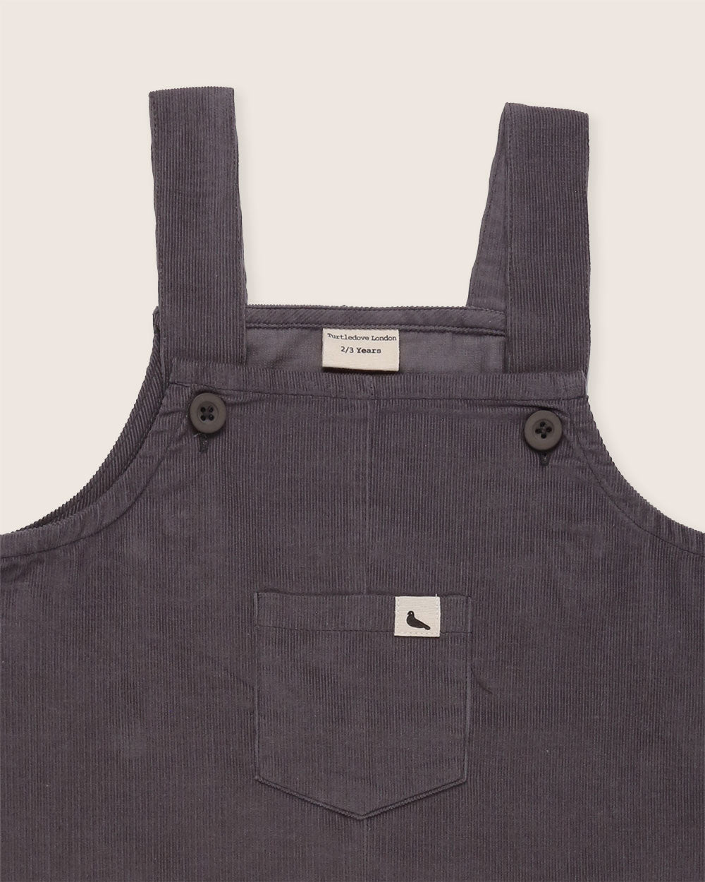 organic cotton Midnight Grey Dungarees - image 4