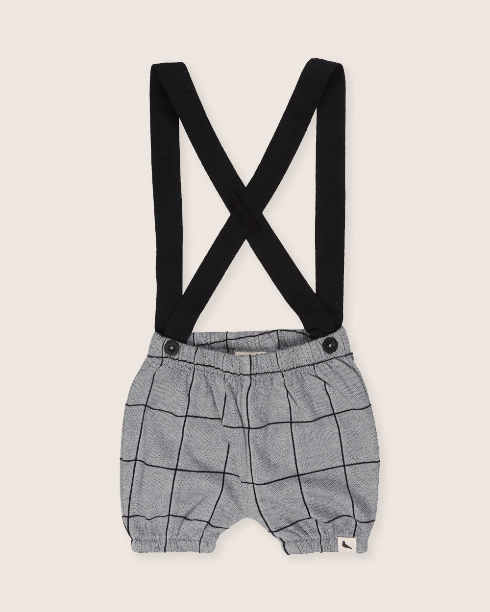 Grey Window Pane Check Print Bracer Bloomers - image 2