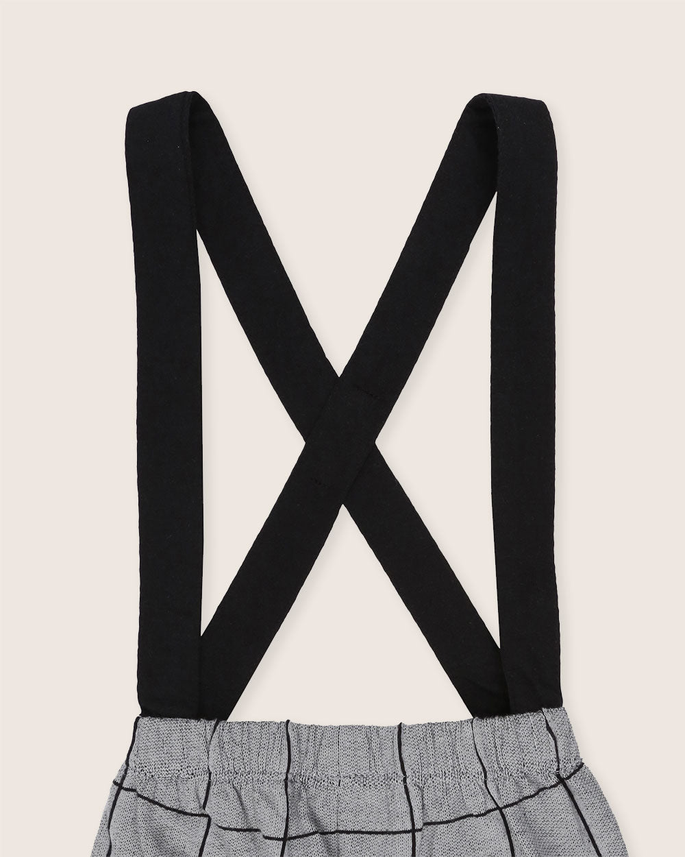 Grey Window Pane Check Print Bracer Bloomers - image 3