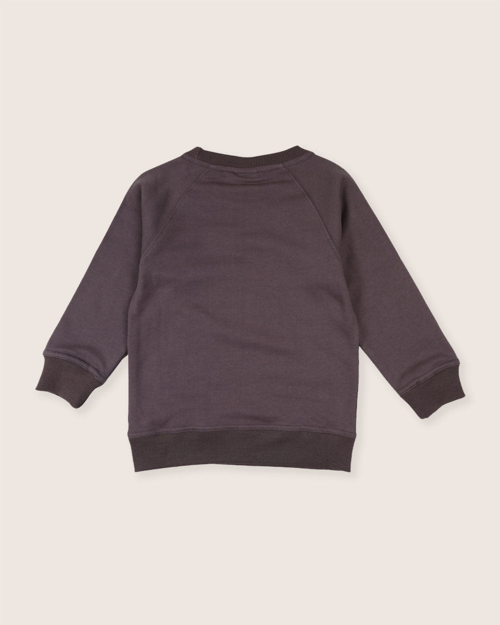 organic cotton Charcoal Grey Leopard Ears Applique Sweatshirt - image 5