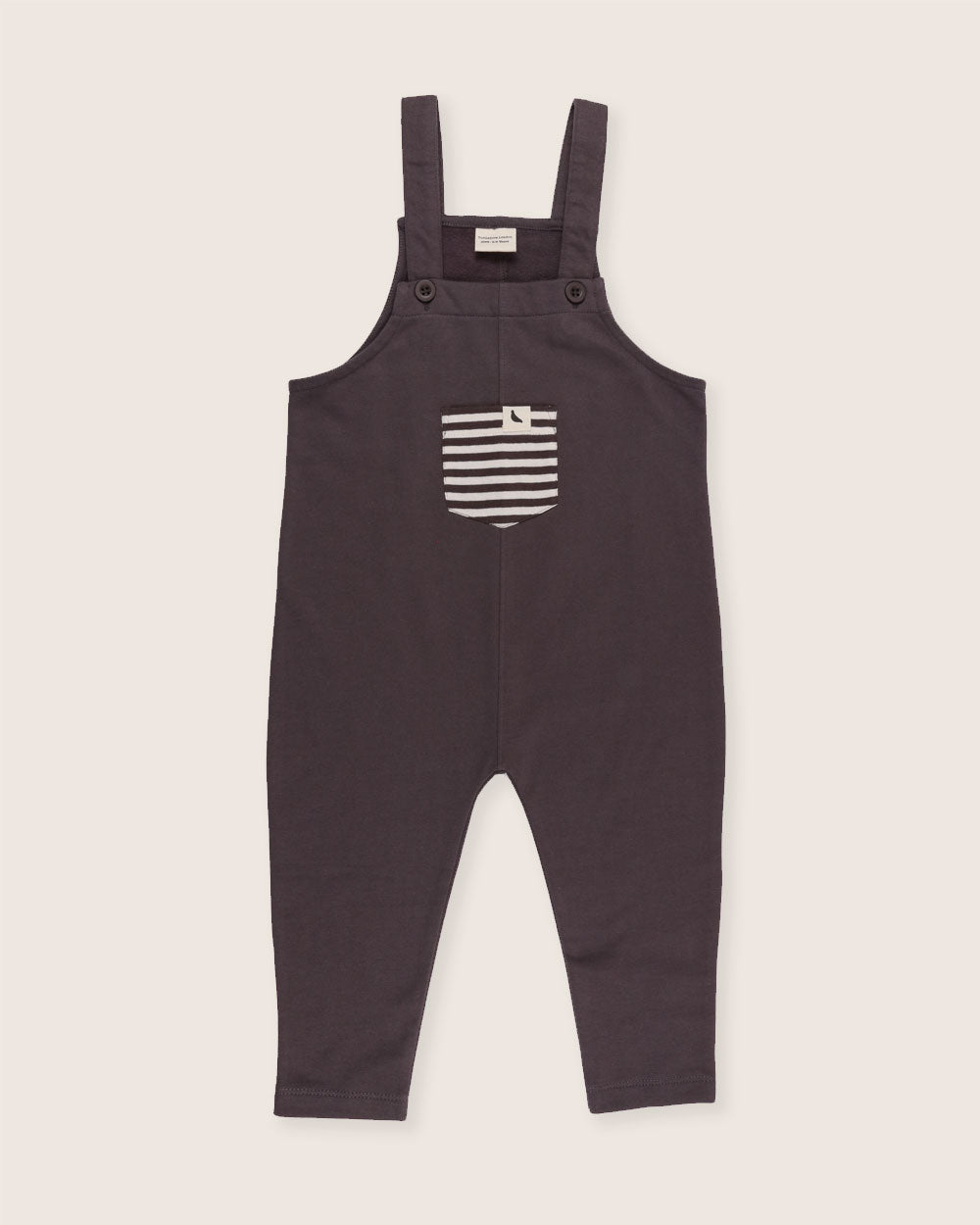 organic cotton Charcoal Grey Dungarees - image 2