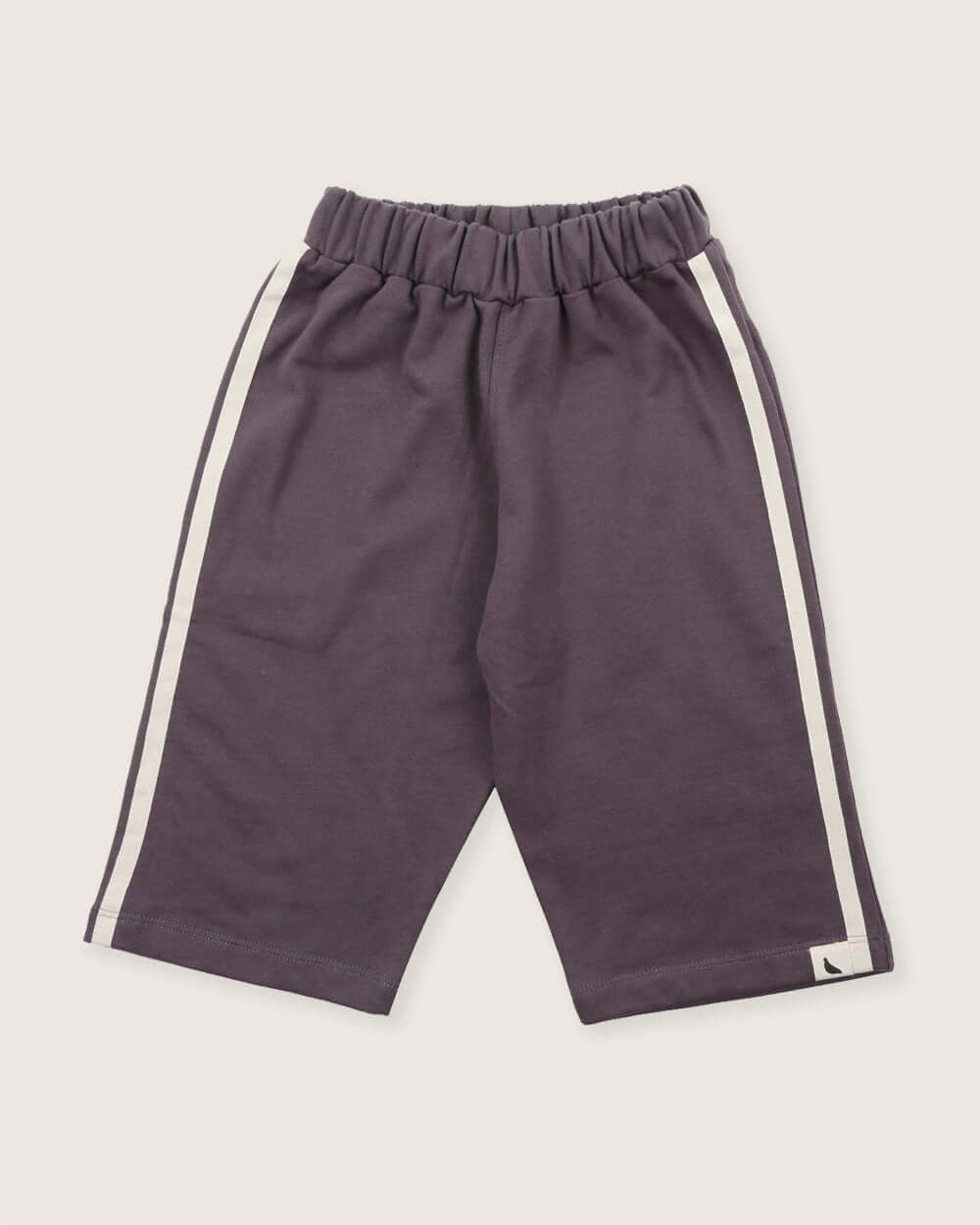 Organic cotton Charcoal Grey Stripe Print Trousers - image 1