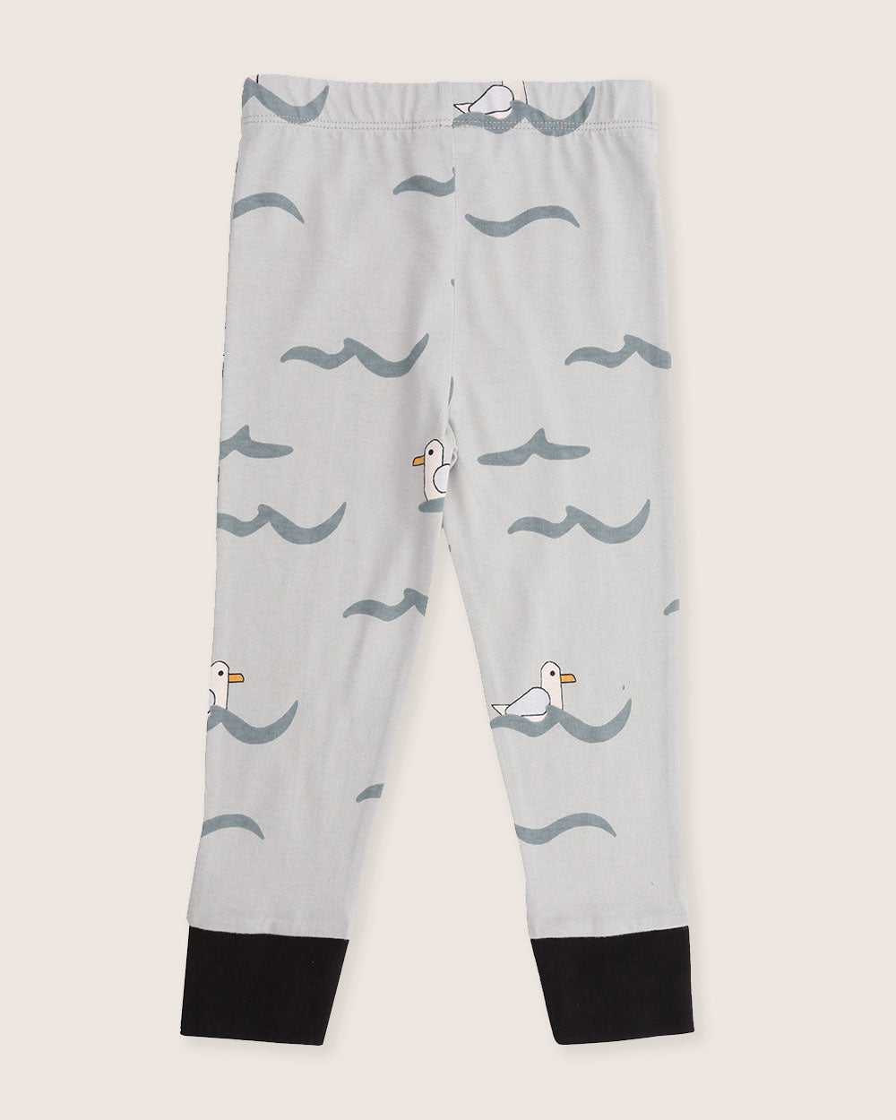organic cotton Grey Seagull Print Leggings - image 6
