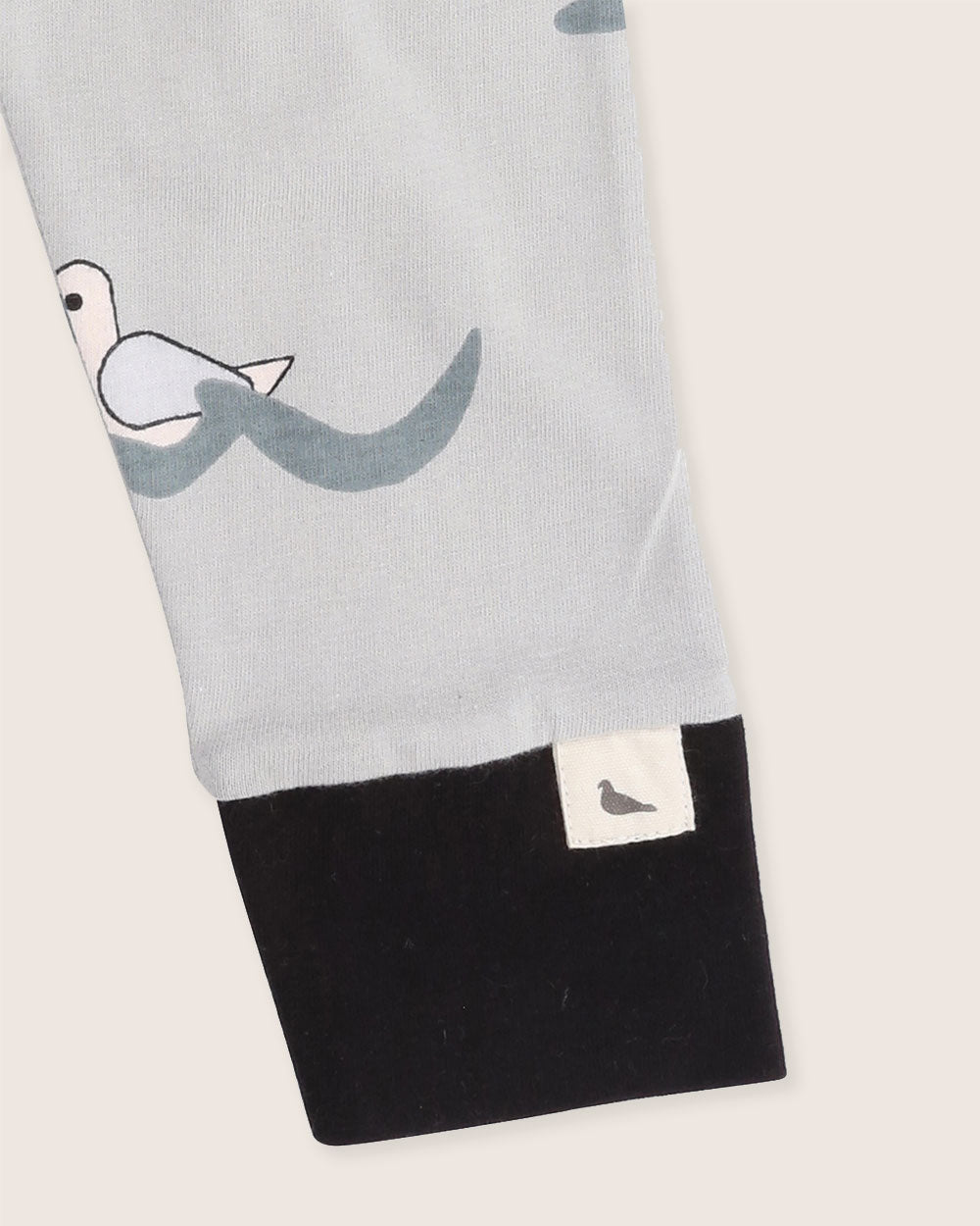 organic cotton Grey Seagull Print Leggings - image 5