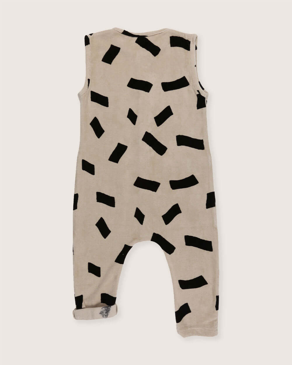 Stone Confetti Print Velour Jumpsuit - image 6