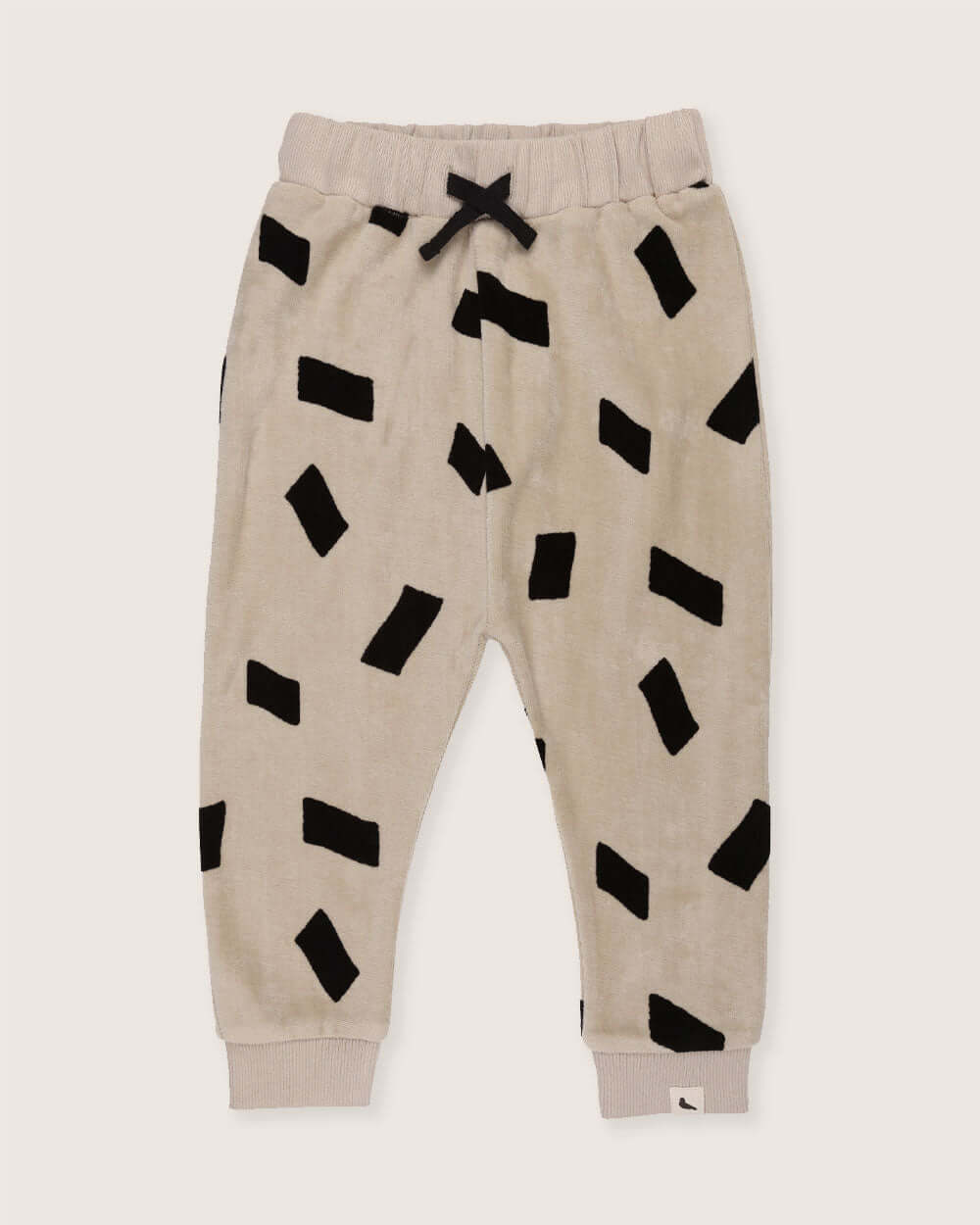 eco-friendly Stone Confetti Print Velour Joggers - image 1