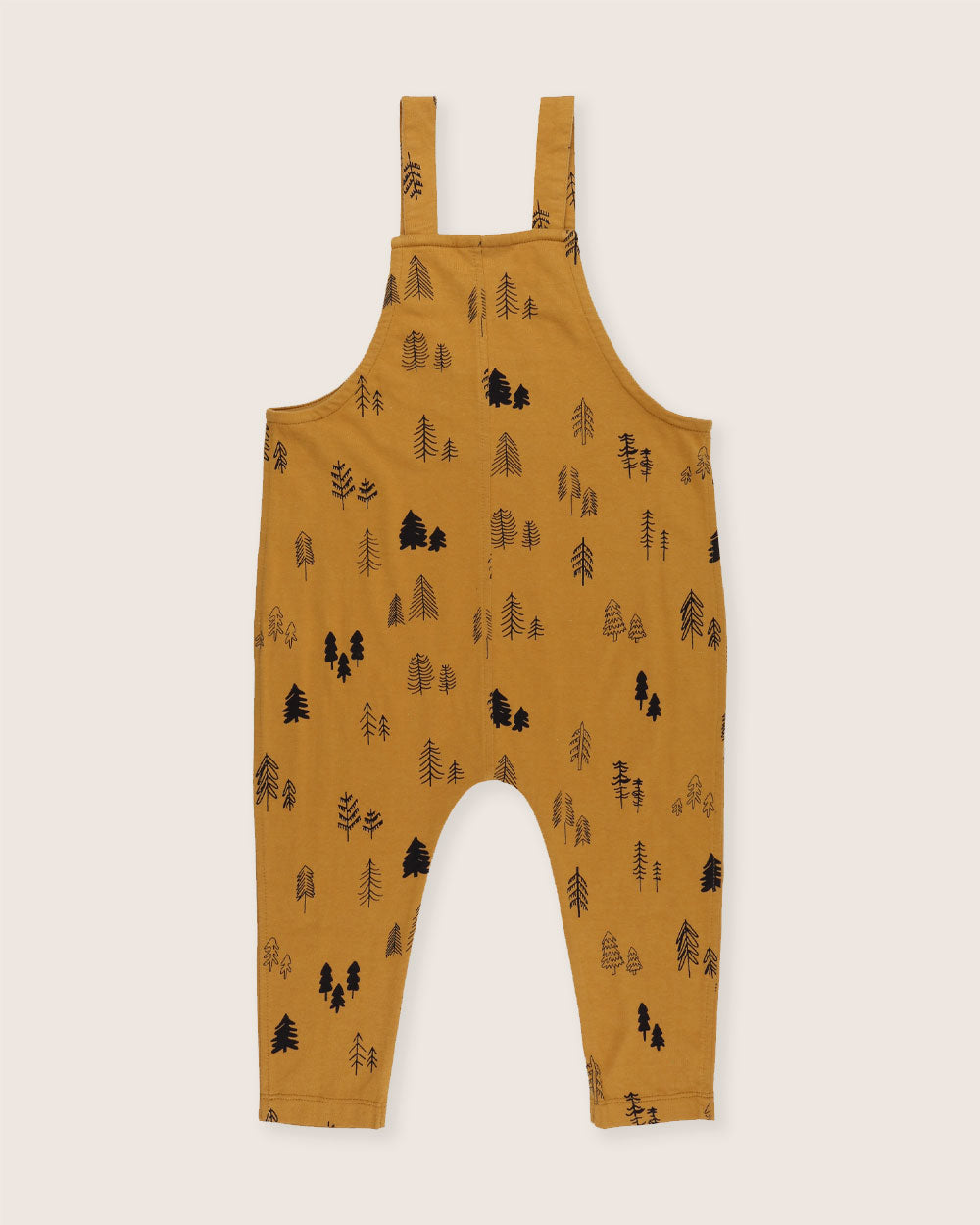 organic cotton Yellow Forest Print Dungarees - image 5