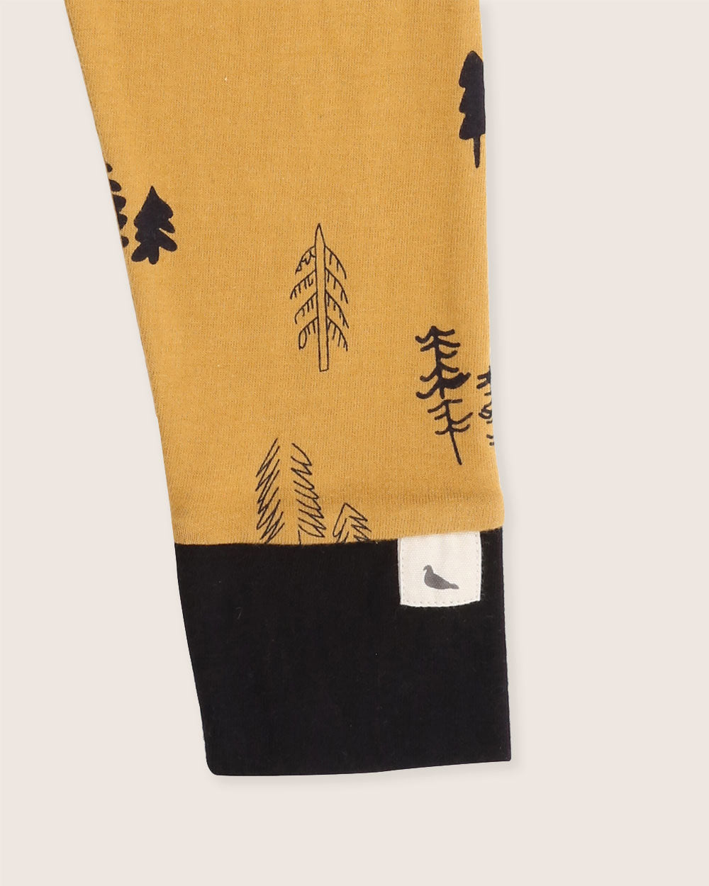 organic cotton Yellow Forest Print Leggings - image 4