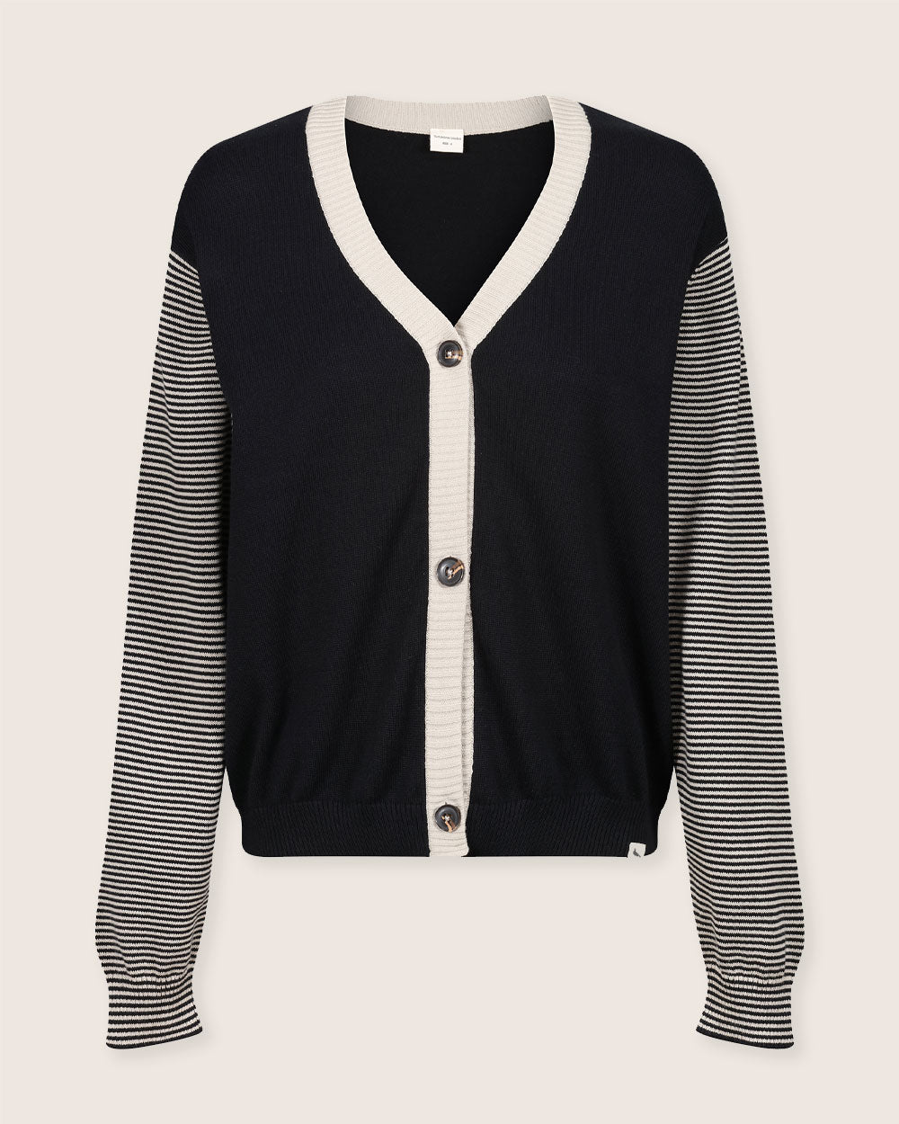 organic cotton Agnes Black Knit Cardigan - image 2