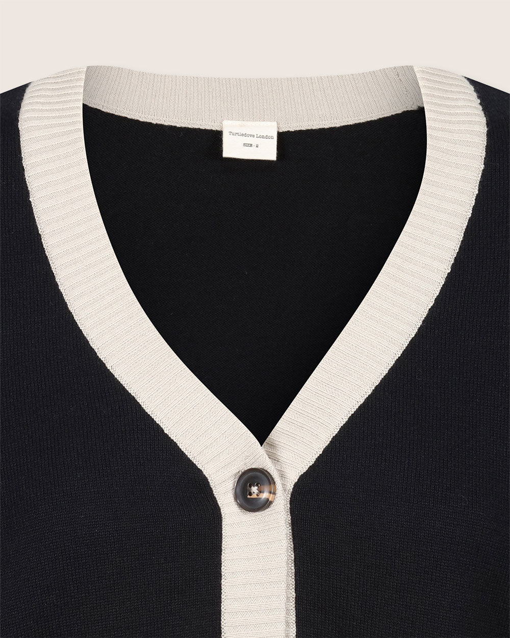 organic cotton Agnes Black Knit Cardigan - image 4
