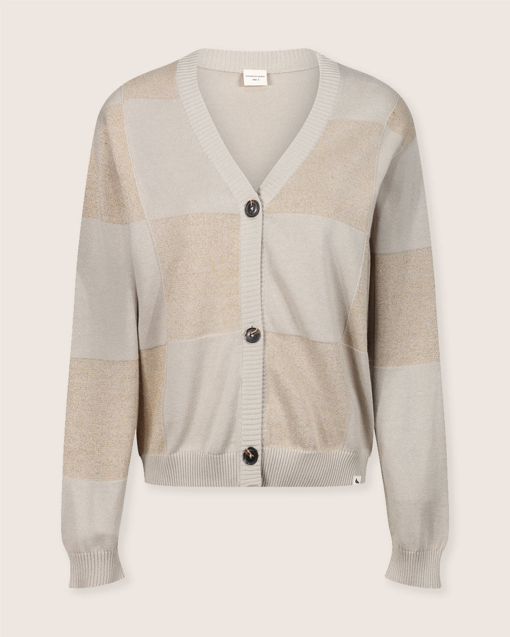 organic cotton Agnes Grey Knit Cardigan - image 2