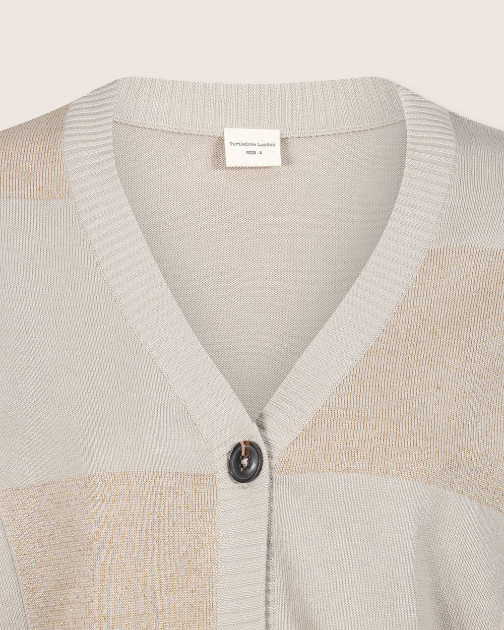 organic cotton Agnes Grey Knit Cardigan - image 3
