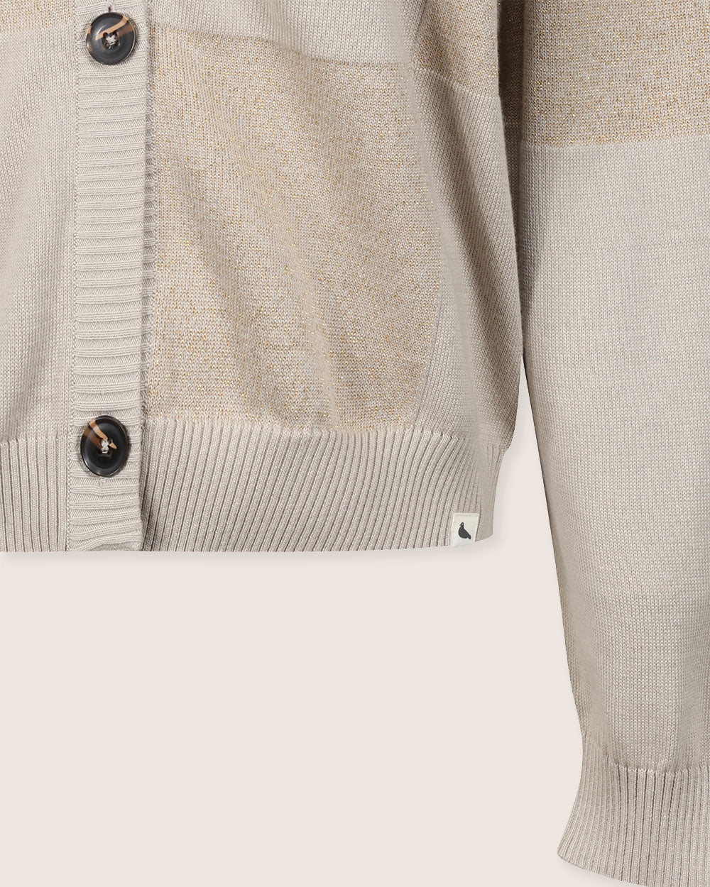 organic cotton Agnes Grey Knit Cardigan - image 4
