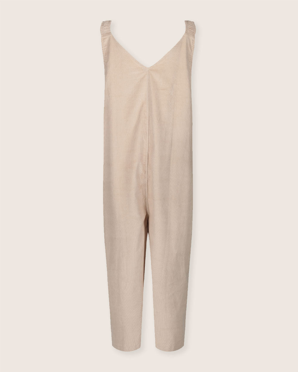 Grace Beige Wide Leg Jumpsuit- image 8
