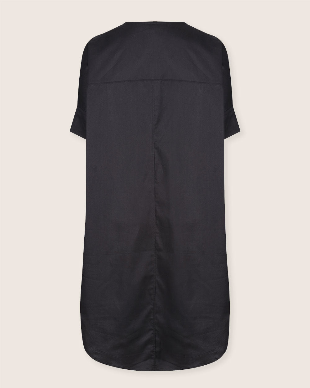 Nina Black Midi Dress- back