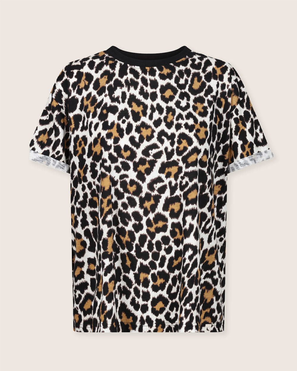 organic cotton Sam Brown Leopard Animal Print T-Shirt - image 2