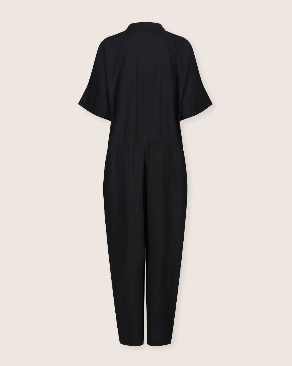 Iris Black Jumpsuit- back