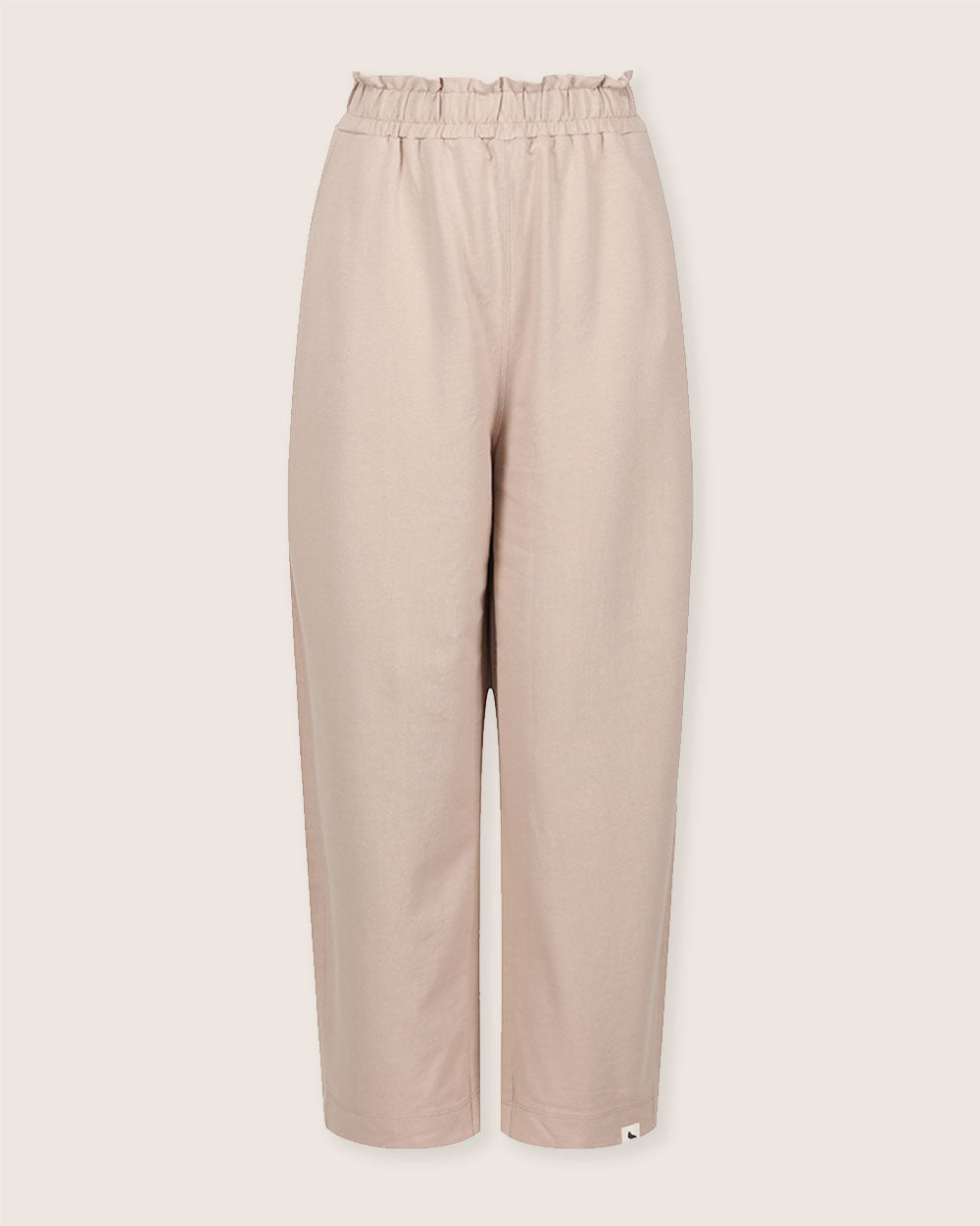 Kate Beige Barrel Leg Trousers- image 2