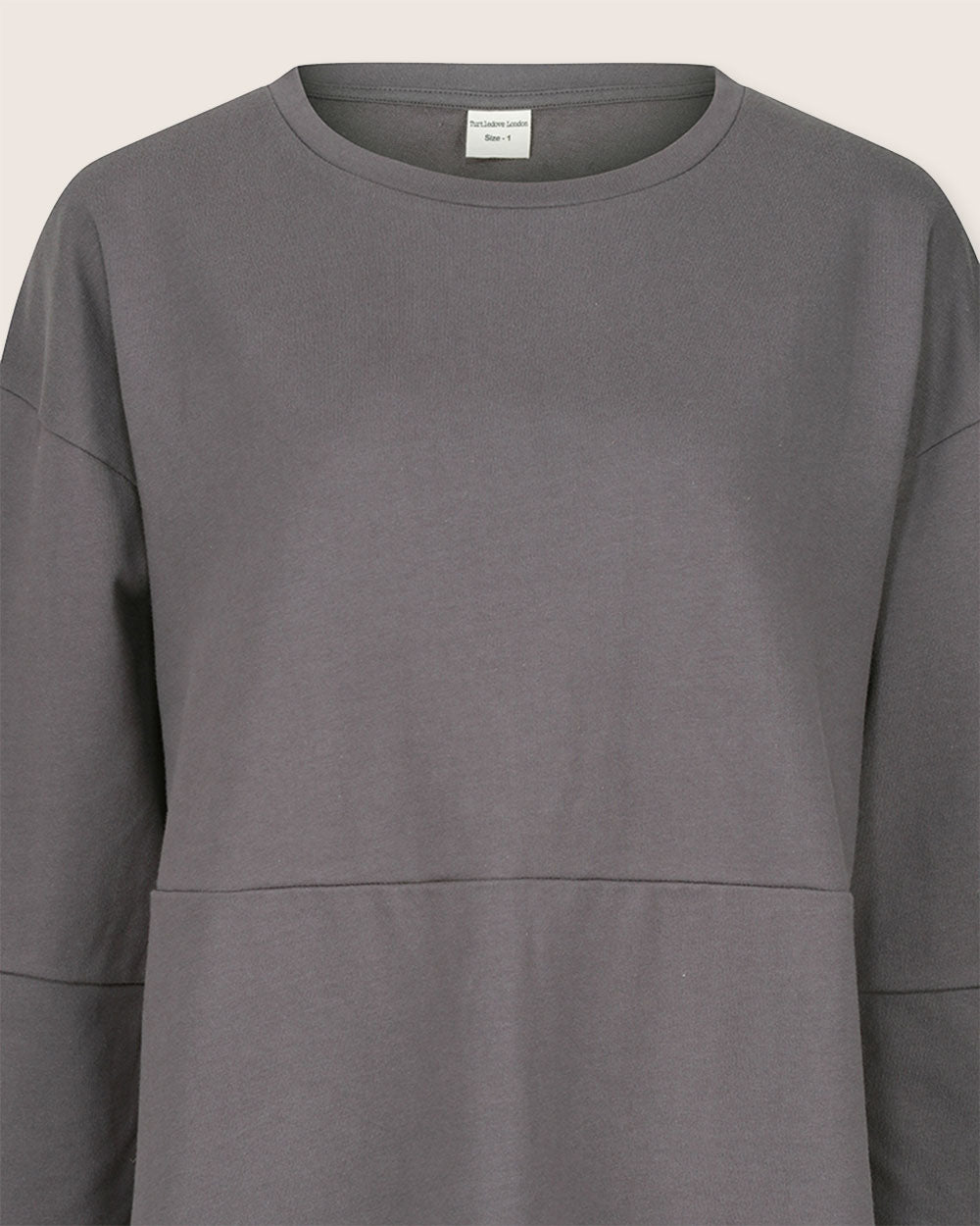 Sarah Charcoal Grey Top- image 6