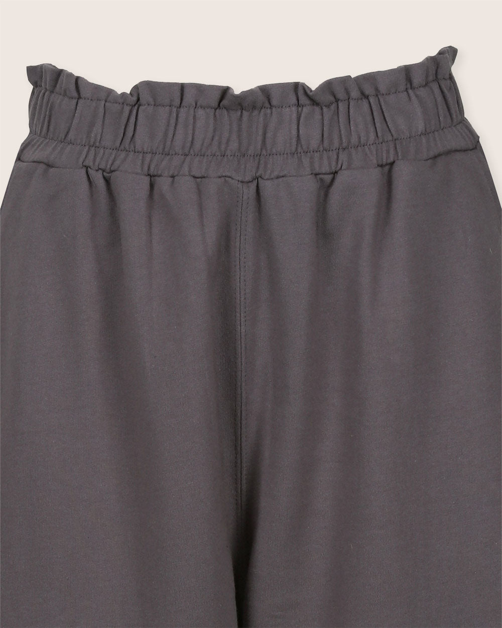 organic cotton Kate Charcoal Grey Barrel Leg Trousers - image 3