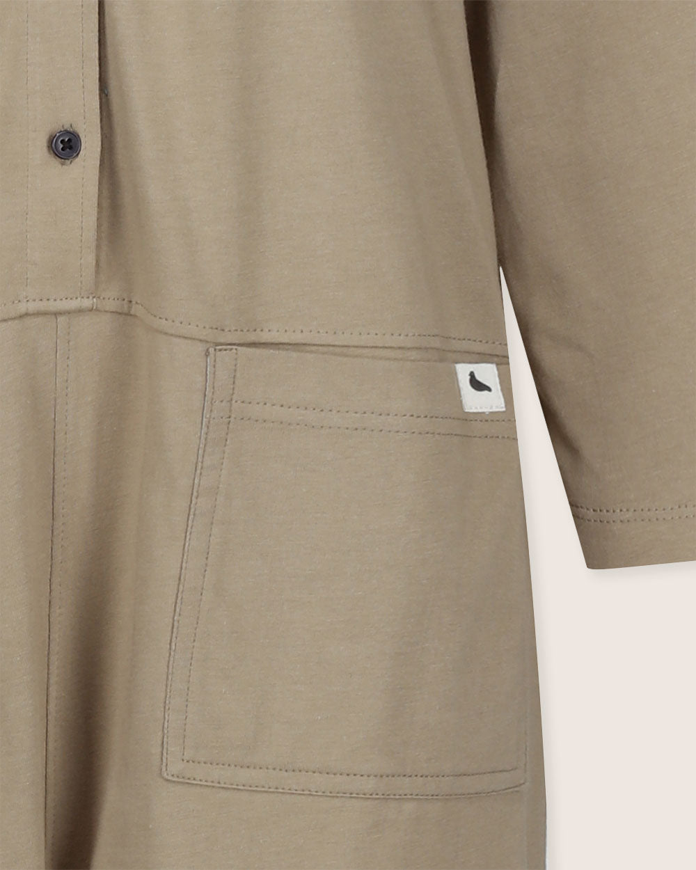 Mila Stone Long Sleeve Jumpsuit- image 5