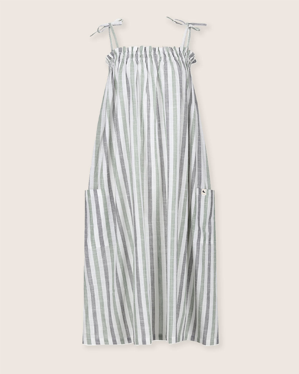 Anna Multicolur Multifunctional Stripe Print Maxi Skirt- image 3