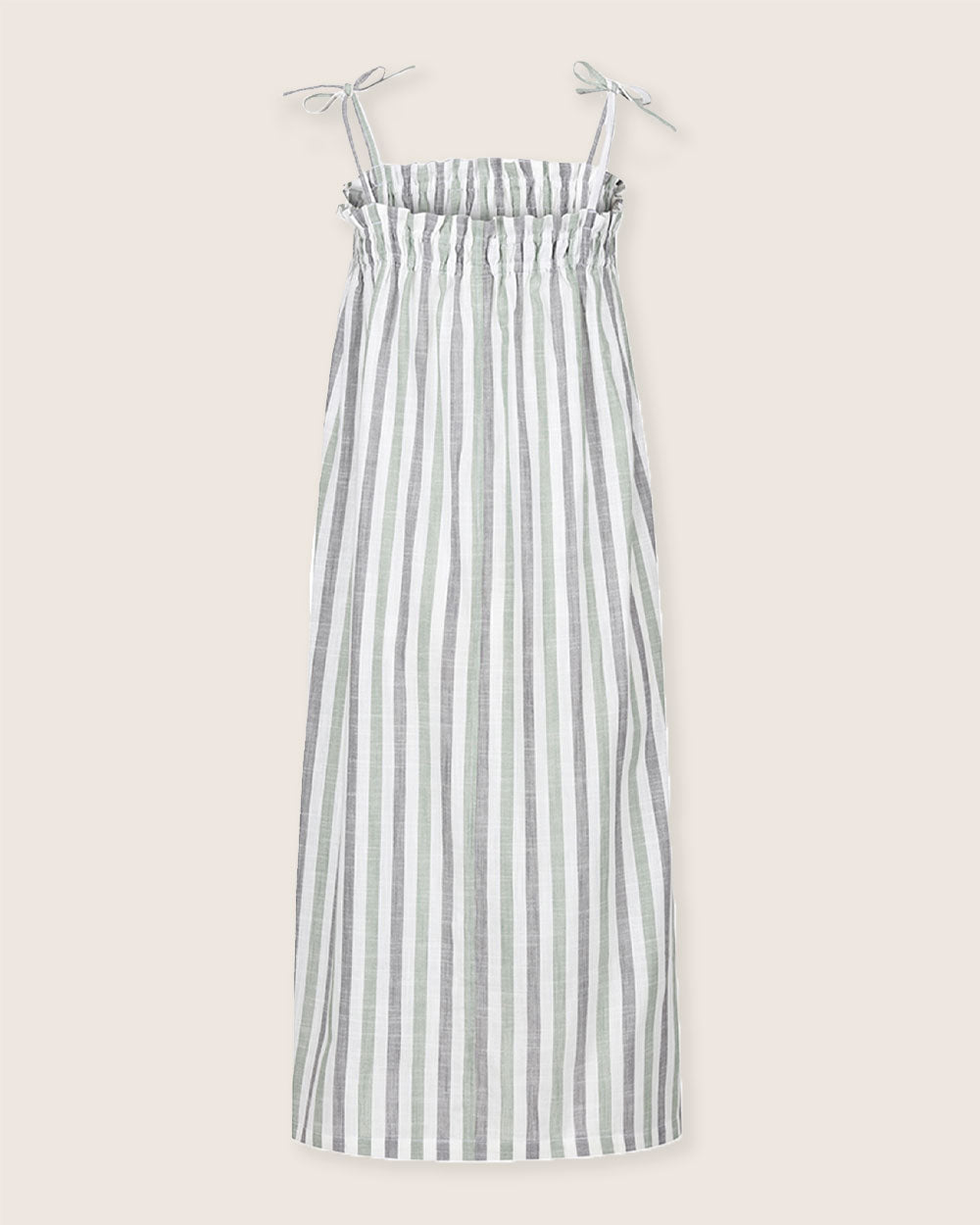 Anna Multicolur Multifunctional Stripe Print Maxi Skirt- image 6