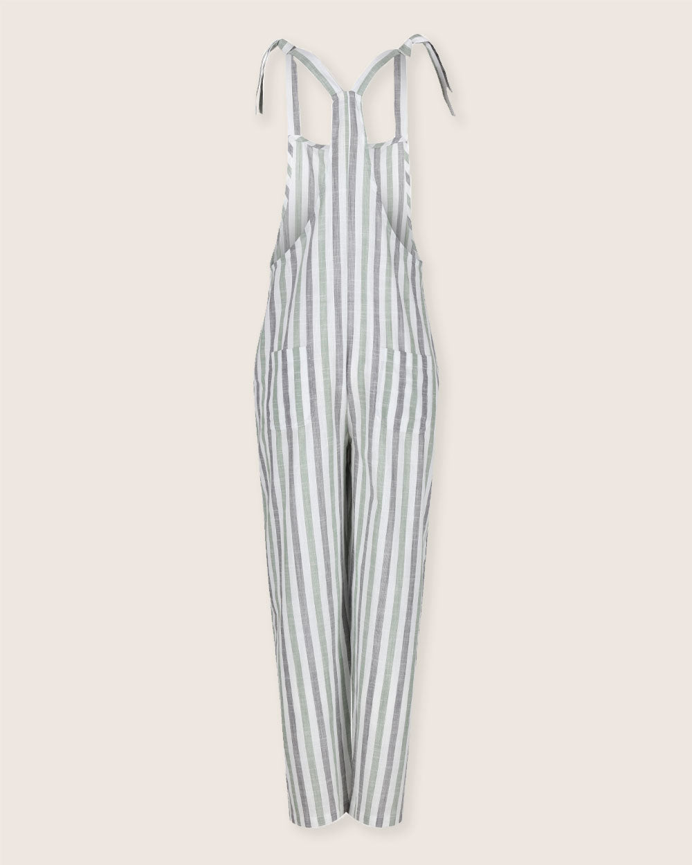 Erin Multicolour Stripe Print Dungarees- image 5