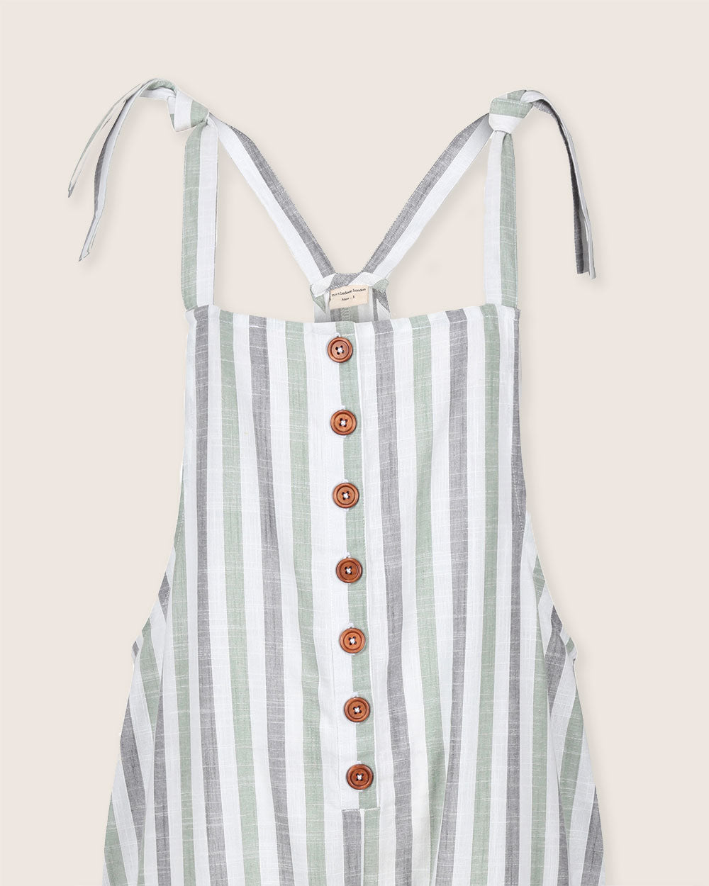 Erin Multicolour Stripe Print Dungarees- image 3