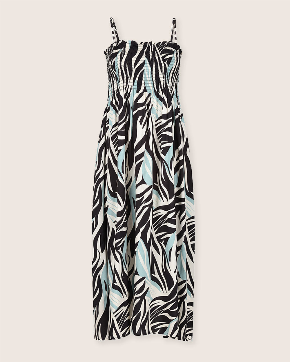 Zuri Multicolour Zebra Twirl Print Multifunctional Maxi Skirt- image 4
