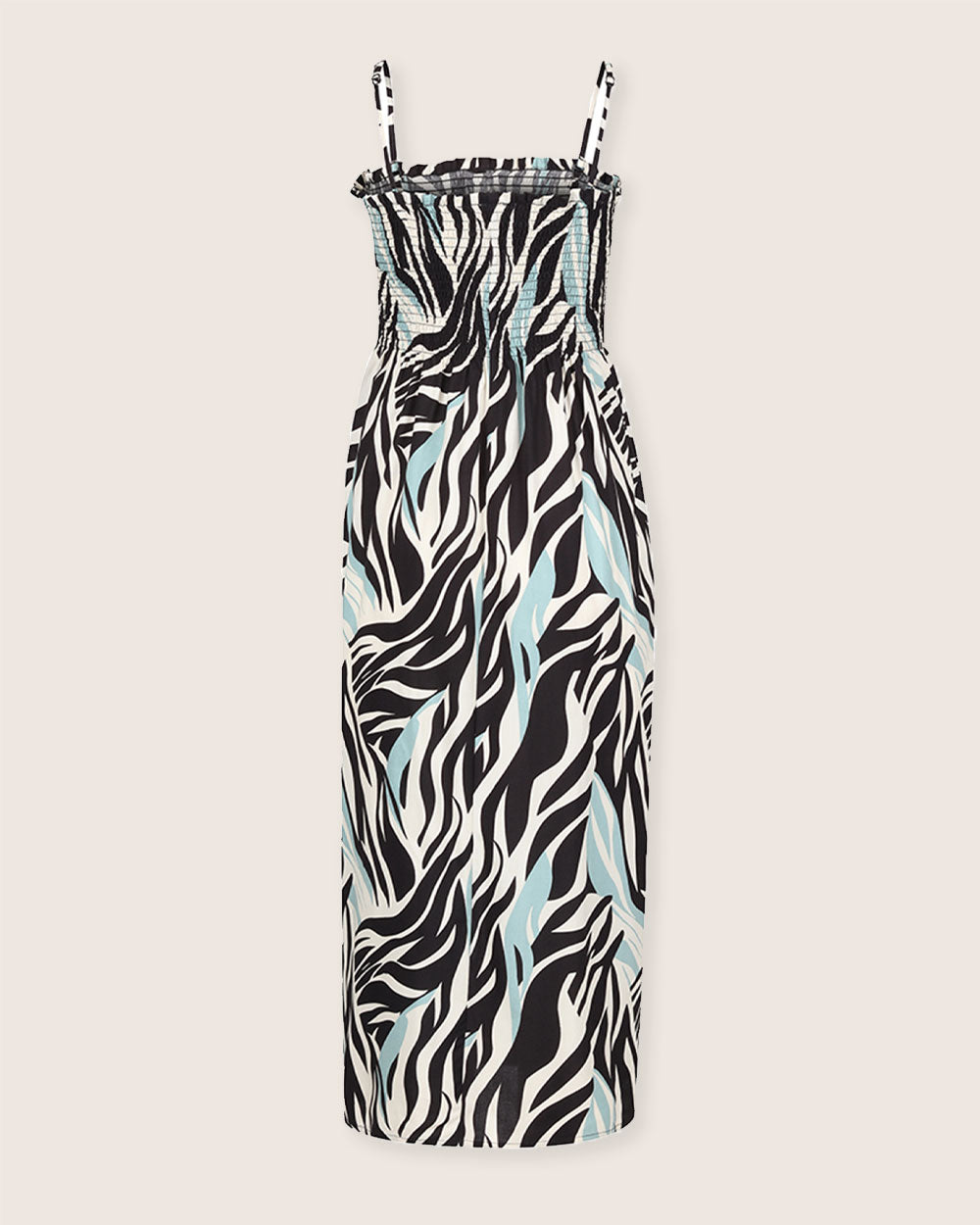 Zuri Multicolour Zebra Twirl Print Multifunctional Maxi Skirt- image 7