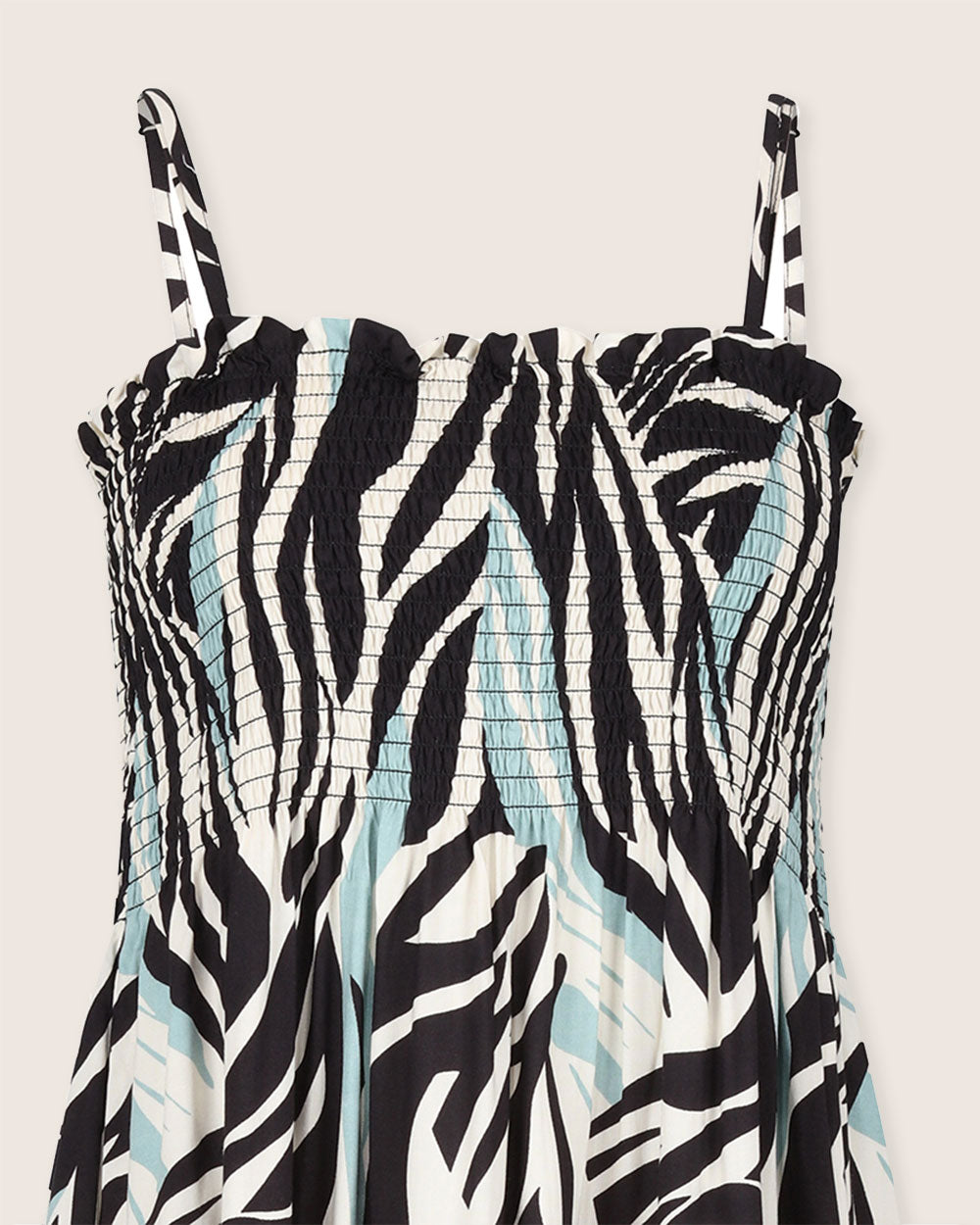 Zuri Multicolour Zebra Twirl Print Multifunctional Maxi Skirt- image 5