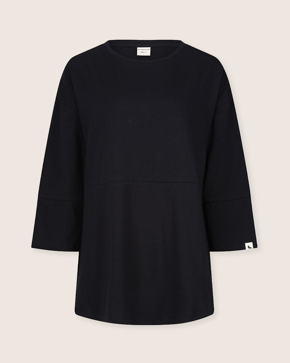 organic cotton Sarah Black Top - image 2