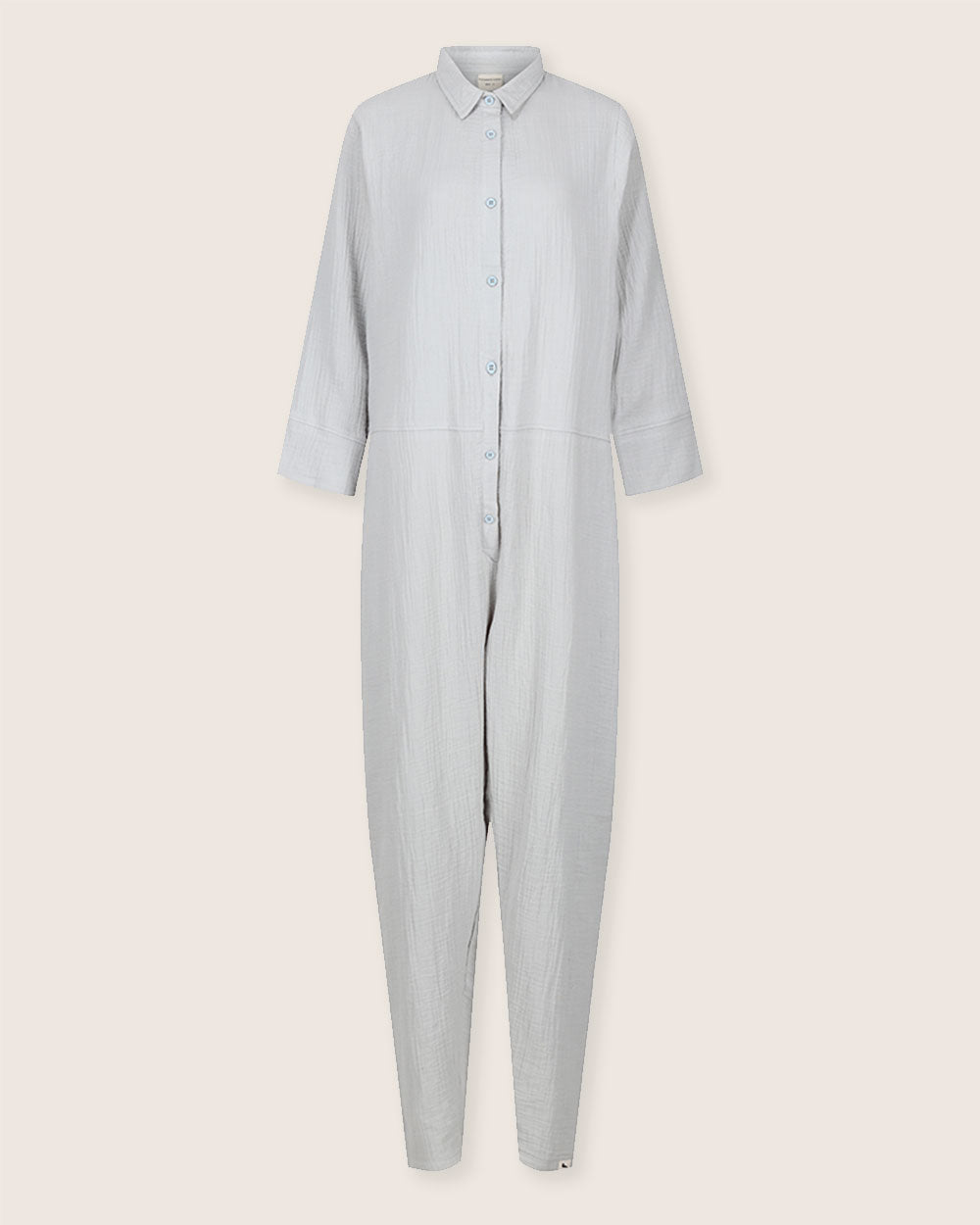 Shana Sky Blue Collared Jumpsuit- image 3
